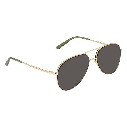 Kính Mát Gucci Grey Aviator Unisex Sunglasses GG0356S 005 61-1